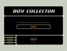Tablet Screenshot of boycollector.net